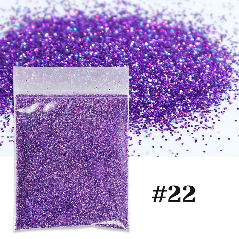 10g mixed color nail art glitter powder holographic laser dust nail Sequins bulk DIY epoxy resin nail art filler