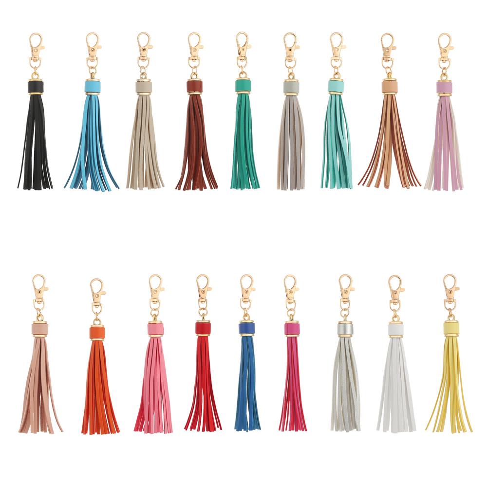 Key Chain Accessories For Bags Ring Holder Tassel Keychain Tassel Hanging Pendant KeyRing Ornaments