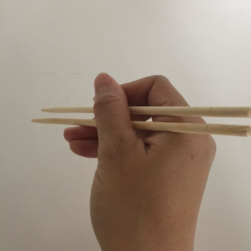 Yamato Bussan Disposable Bamboo Chopsticks, Round, Fully Sealed, with Toothpicks, Approx. 20cm Long X 5mm Diameter, Individually Wrapped for Hygiene,