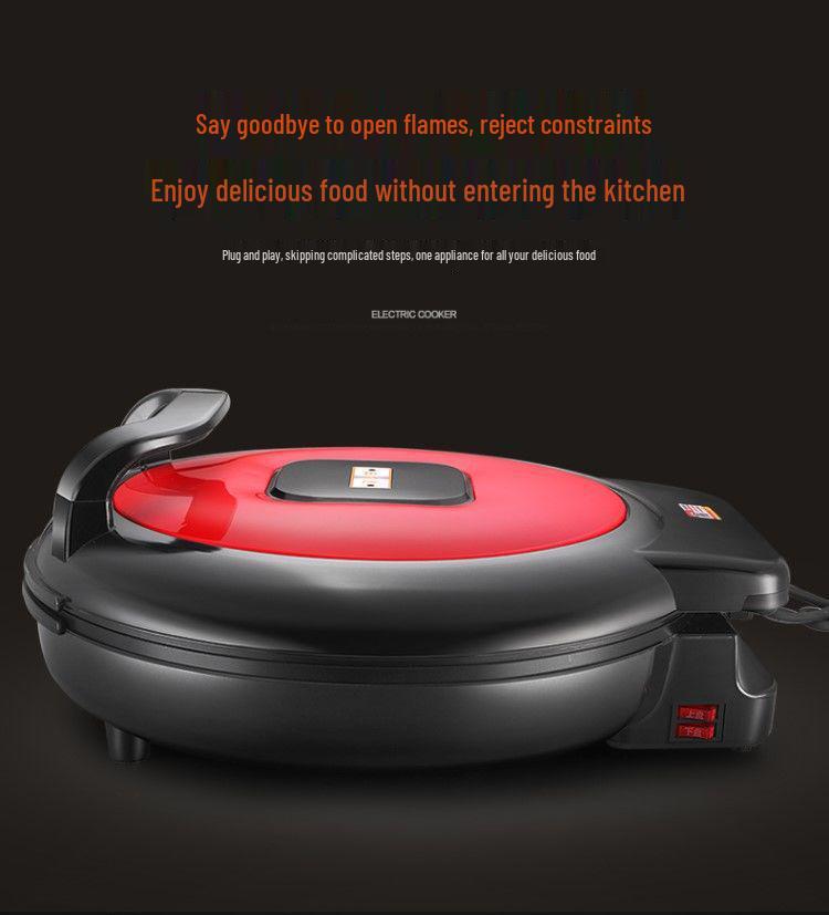 Commercial Double-Sided Electric Griddle for Pancakes and Crepes, Large Diameter, High Power