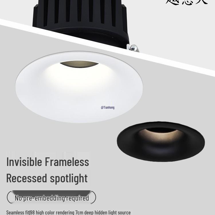 

Бескаркасный встраиваемый светильник с антибликовым покрытием и трехцветным диммированием 55mm Cutout 15W Contact for Service