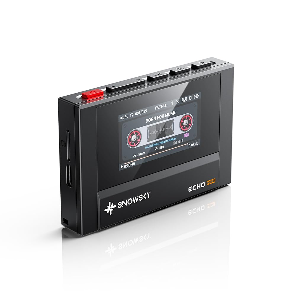 

FIIO Snowsky ECHO MINI from an Authorized Japanese Includes Serial Portable Digital Audio Player FIO-SSEMINI-B [Ships Retailer, Number] Hi-Res чорний