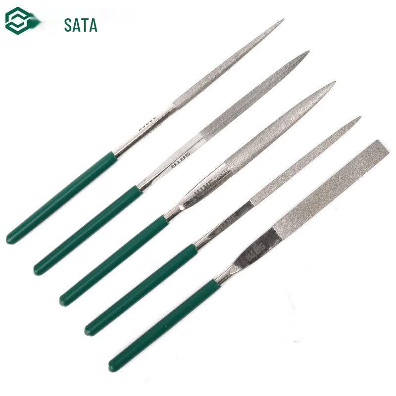 SATA 03850 Diamond Shaping File Set 5-Piece Set