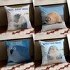 SSEALOOK Anime Cushion Cover Reversible Soft Durable Pillow Cover Home  Car MultiScene Use for Daily Comfort