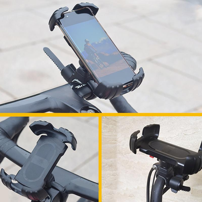 360 Degrees Rotatable Electric Bicycle Phone Holder for Riding Mountain Bike Motorcycle Stand Bracket Non-slip Cycling Holder