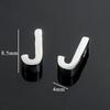 DZ Stainless Steel 26 English 3D Letter Pendant Necklace - Handmade Niche Design