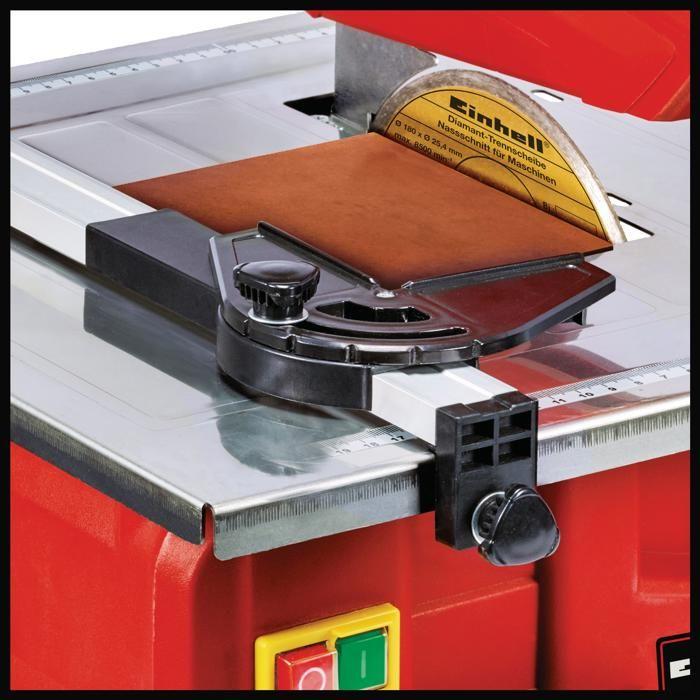 Einhell Coupe-carrelage TC-TC 800 (800 W, Hauteur De Coupe 90° / 45° : 34 Mm / 17 Mm, Dimensions Du Plateau : 395x385 Mm)