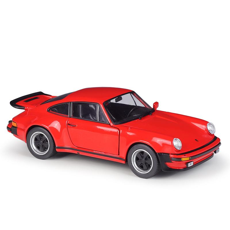 Welly 1/24 Scale 1974 Porsche 911 Turbo 3.0 Alloy Sports Car Model Diecast Metal Toy Vehicle Car Model Simulation Collection Kids Gift