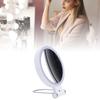 LED Magnifying Travel Mirror Double Side Handheld Mirror with 1X 10X Magnification with 3 Color Lights Modes