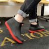 Modische Winter-Regenschuhe für Herren Warme Outdoor-Angelstiefel Wasserdichte Arbeitsstiefel Modische Schlupf-Gummistiefeletten Herren-Galoschen
