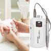 25000RPM Portable Nail Drill Machine Electric Nail Grinding Buffing Polisher Manicure Tool White