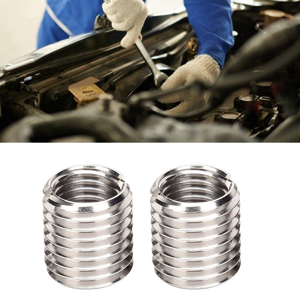 2pcs Sturdy Thread Adapters Sleeve Practical Repair Insert Nut Conversion Sleeve Nut For Composite