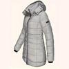 Autumn and Winter Women's Clothing Medium and Long Slim-fitting Hooded Jacket Casual Light Cotton-padded Clothing Cotton-padded Clothing Personality