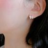 Women's Daily Accessory Sari Mini Ribbon Earrings