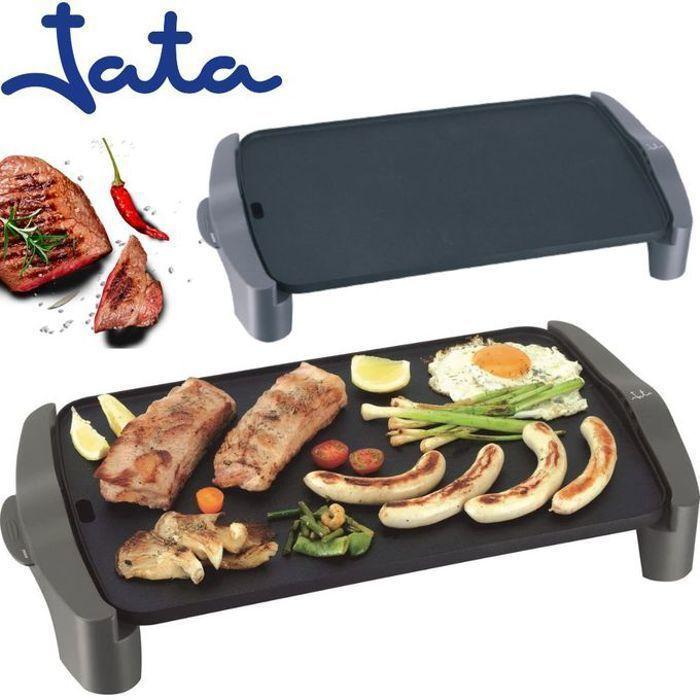 Barbecue e Grill - JATA - GR-555A - 2500W - Nero - Superficie Rettangolare