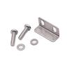 4pcs Black Plastic Marine Boat Deck Hatch Locker Latch Pull Handle Non-locking
