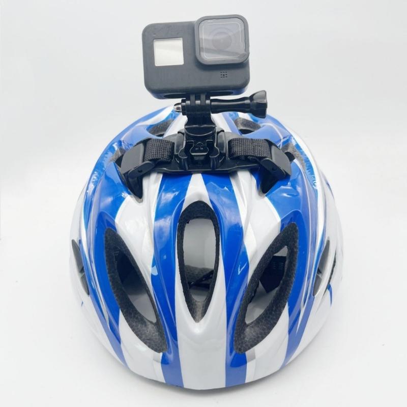 Quick Release Helmet Holder for Sports Cameras Toolless Installation Secure on Bike Climbing Safety Helmets