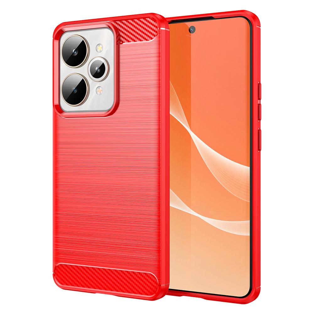 For Realme 15 Pro 5G/15 5G Case Protective Phone Cover Carbon Fiber Texture Brushed