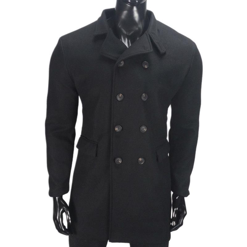 2024 European Plus Size Men's Woolen Outdoor Coat - Best Seller