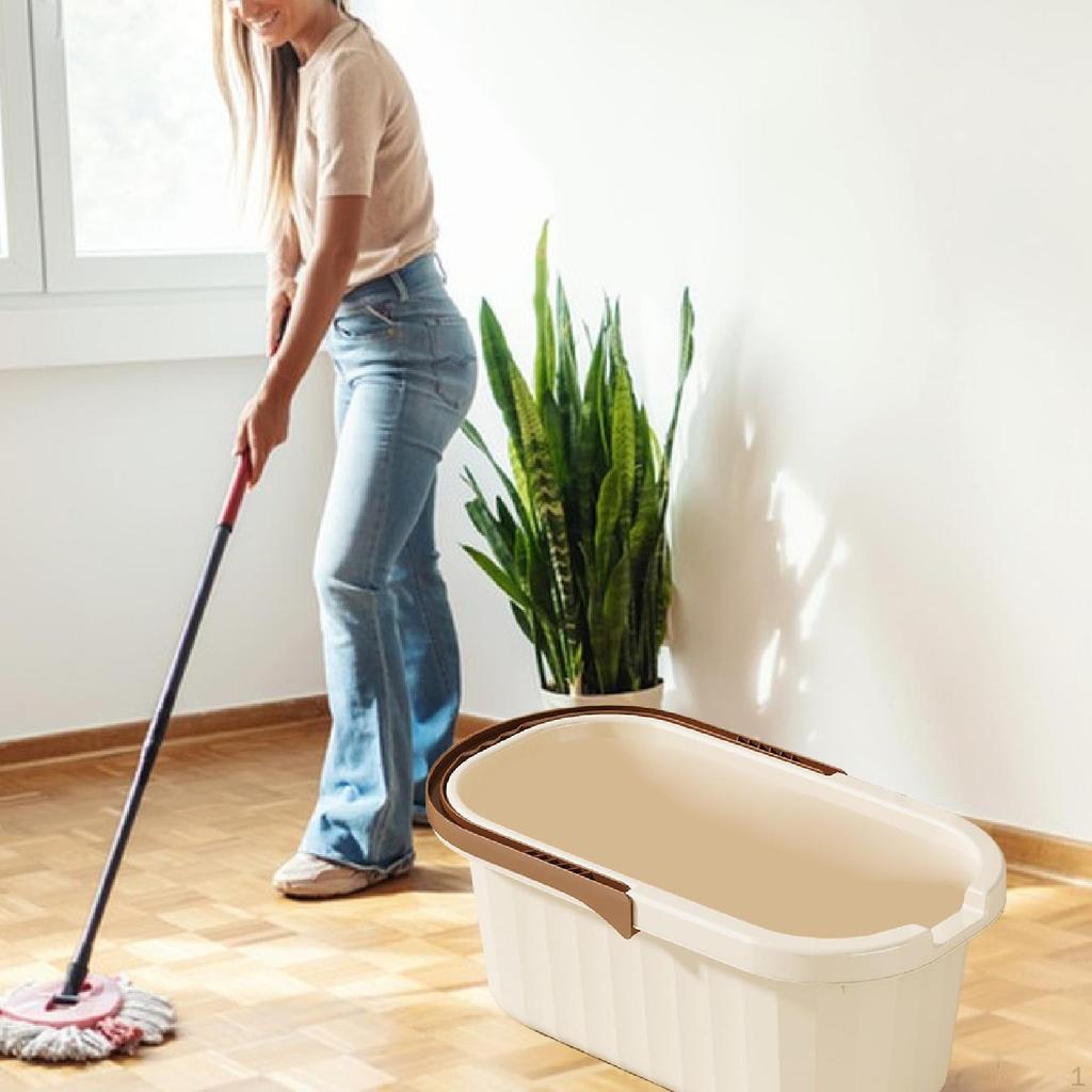 Cleaning Bucket Car Washing Tub Lightweight Multifunctional Water Pot Pail Storage Bin for Beach