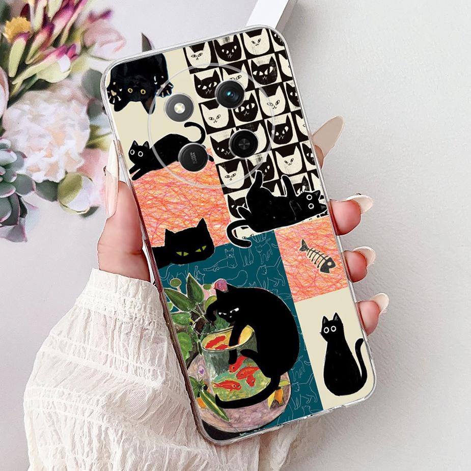 For Honor Magic 7 Lite Case BRP-NX1 2025 New Luxury Painted Cover Clear Silicone Soft Slim Phone Case For Honor Magic7 Lite Bags