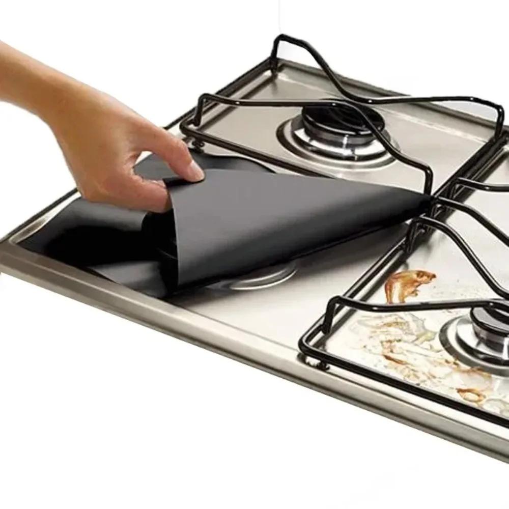 Gas Stove Protective Mat Is Easy To Clean, Oil-Proof And Antifouling Barbecue Mat, Gas Stove Kitchen Accessories Mat