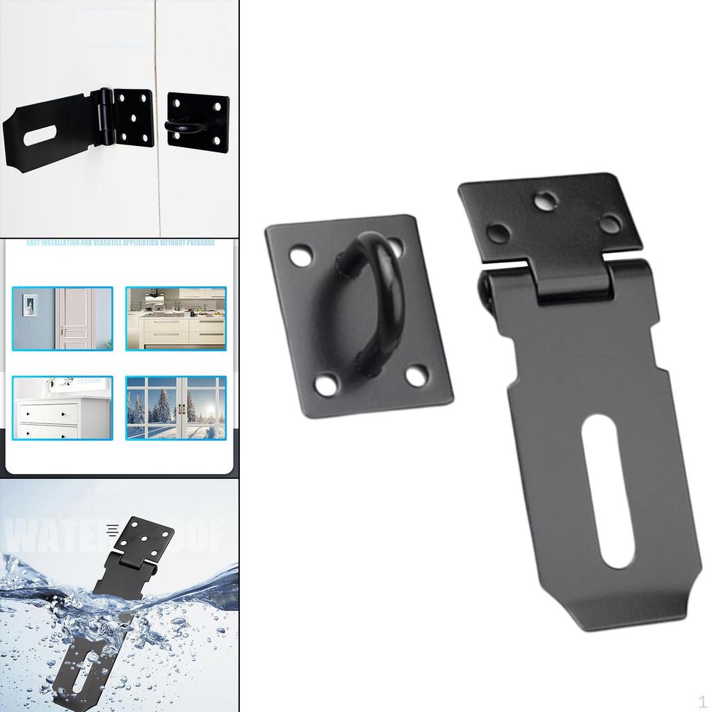 Burglar-proof Hasp Latch Anti Lock Shed Porous Positioning Household Window Furniture Hardware