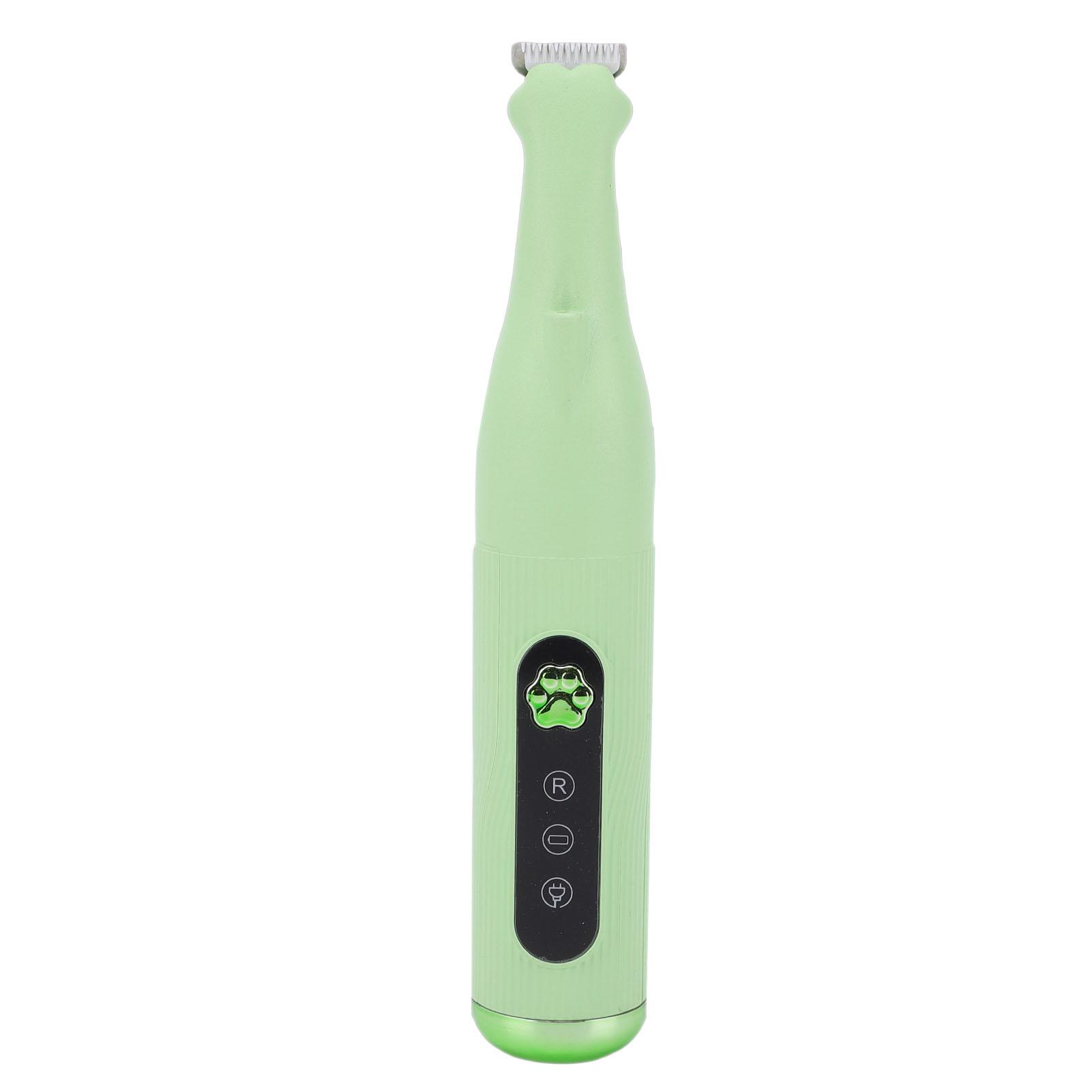 

Dog Paws Trimmer Safety Electric Pet Paws Hair Clipper Cat Paws Shaver for Home Pet Shop зелений