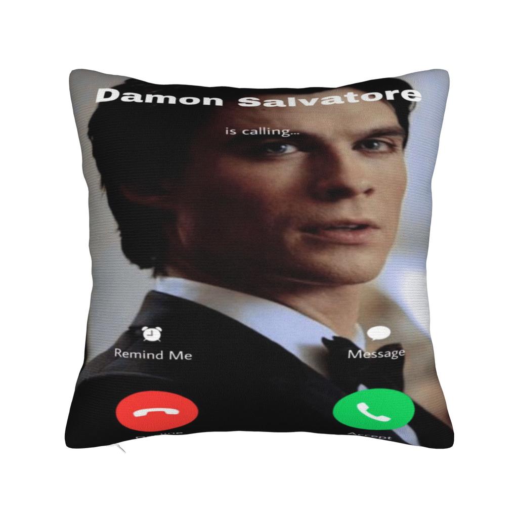 Damon Salvatore Druck Kissenbezug Kissenhülle Kissenbezüge Warme Heimdekoration Mit Reißverschluss Mehrere Größen