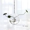 1Pcs Creative Hanging Glass Vase Transparent Hydroponic Container Terrarium Flower Plant Pot Garden Home Wedding Decoration