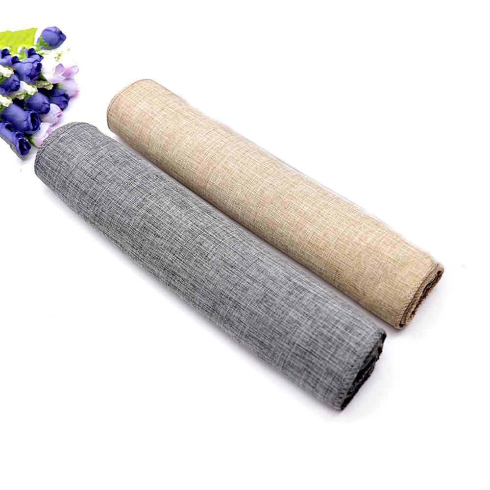 Jute Burlap Linen Party Banquet Wedding Table Runner Table Cover Tablecloth Home Decoration