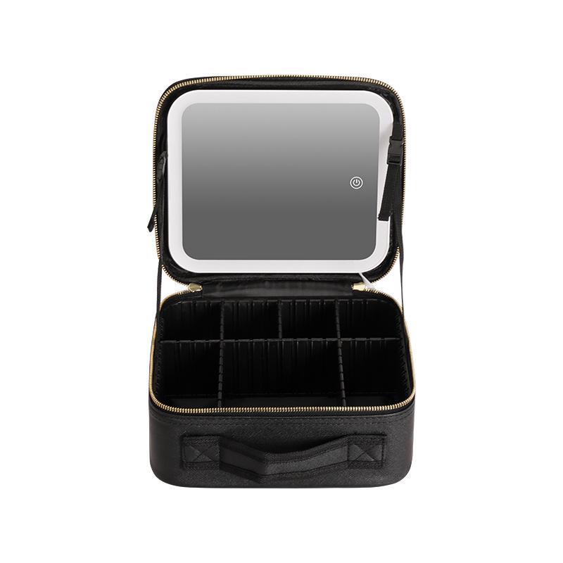 Portable LED Cosmetic Bag: Multifunctional, Large Capacity, Professional Makeup Organizer 2024.