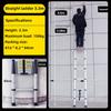 Aluminum Alloy Telescopic Ladder Portable Engineering Ladder Household Single Side Expansion Ladder