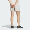 Adidas Verbiage Woven Shorts With Elastic Mid Waist And Small Letter Print Women Shorts Clay-Brown JN7776