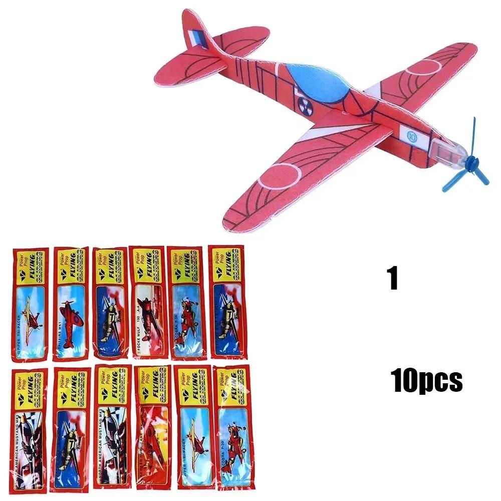 Sale Simple Elastic Rubber Band Powered Diy Foam Plane Model Kit Aircraft Educational Toy