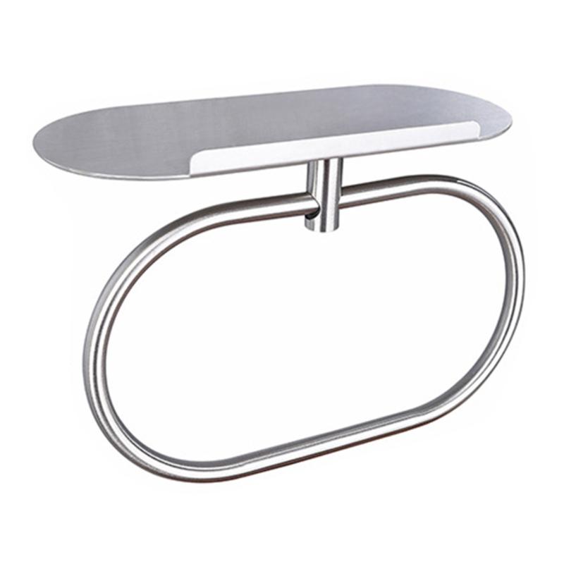 

Elegant Brushed Towel Holder Rack For Small Space 180 Degrees Rotate Function 304 Stainless Steel