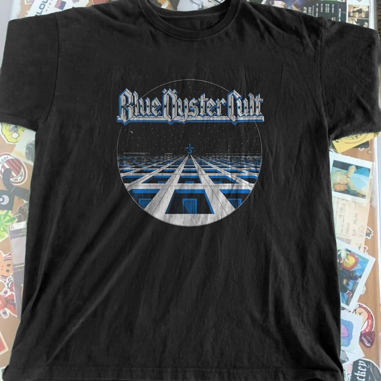 New Rare Basic Blue Oyster Cult Black Unisex T-Shirt Size S-5XL L