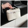 Chic Lychee Grain Women Lunch Tote Bag Insulated Shoulder Crossbody Handheld Bag for Commute Office Food Storage