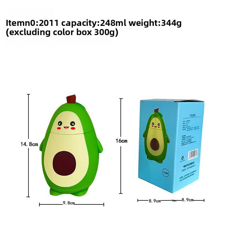 Cartoon Style Kids Insulated Stainless Steel Water Bottle With Carry Rope For Travel And Home