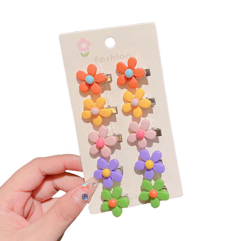 Infant Cartoon Hair Clips for Girls - Cute, Small Hairpins