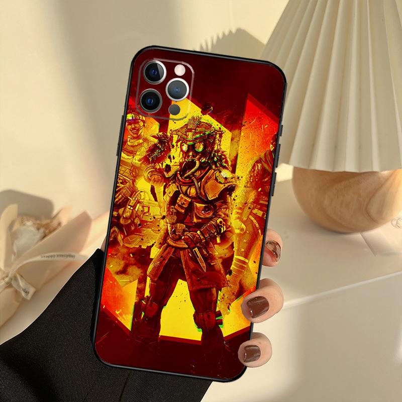 

Apex Legends Phone Case For iPhone 16 14 13 12 11 15 17 Pro Max 13 mini 15 16 Plus 16e 17 Air Cover Funda iPhone 12