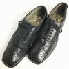70s-80s Vintage ARISTOKRAT OLD GOLD Full Brogue Wingtip Size 10.5 28.0-28.5 Black