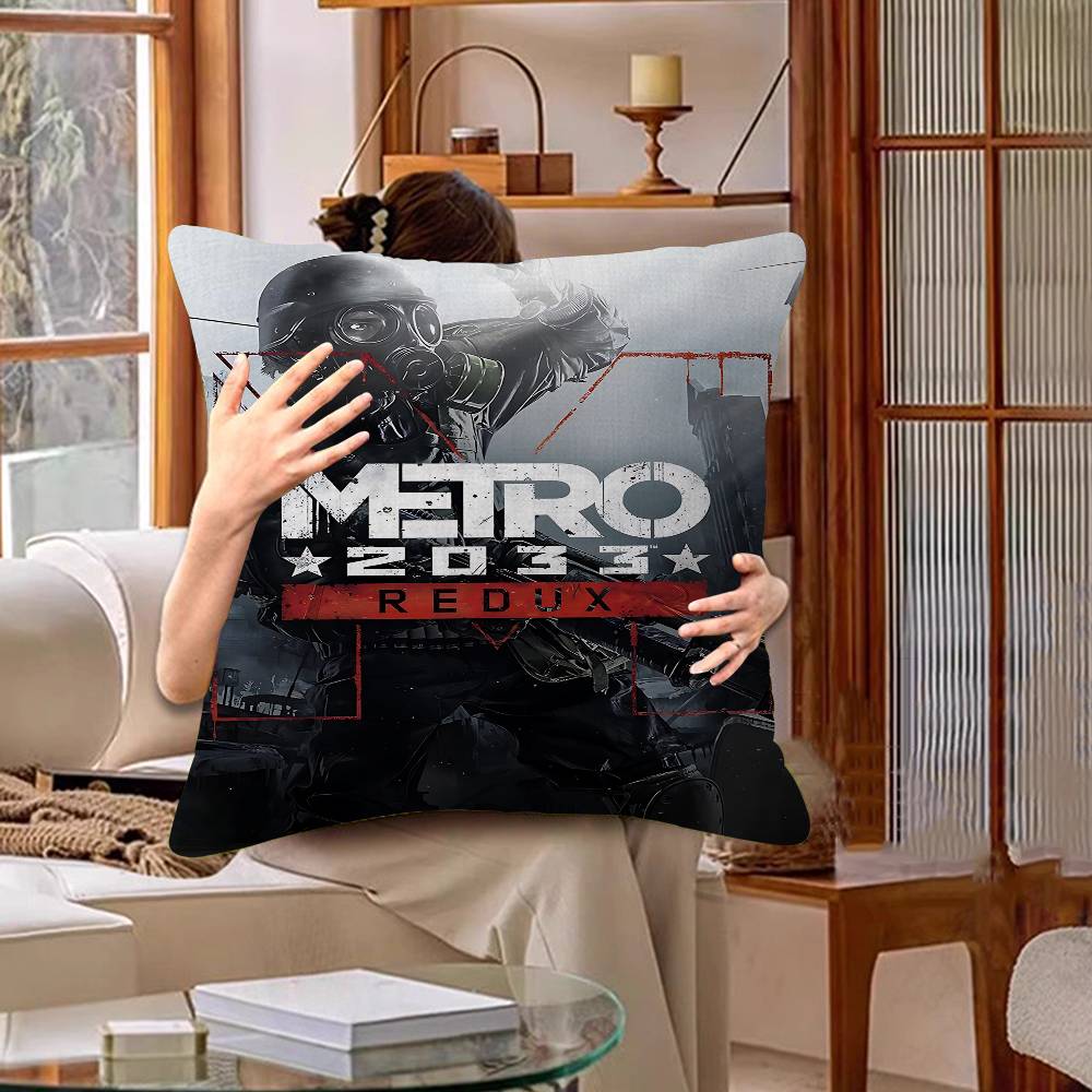 M-Metro 2033 Anime Pillowcases Home Bedding Decorative Pillow Cover Wedding Super Soft Pillow Case