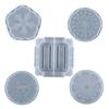 Irregular Flower Pattern Coaster Tray Silicone Mold Epoxy Resin Mold for Stylish Home Decoration Handmade Cup Mat Mould