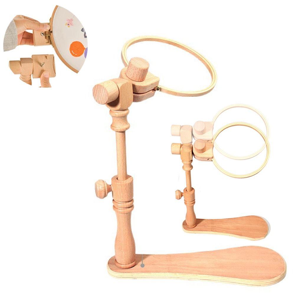Stable Embroidery Hoops Stand Portable Cross Stitch Stand Cross Stitch Rack  Embroidery Tool