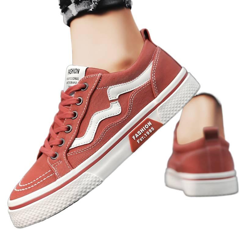 Canvas shoes new summer sports board shoes summer breathable red casual