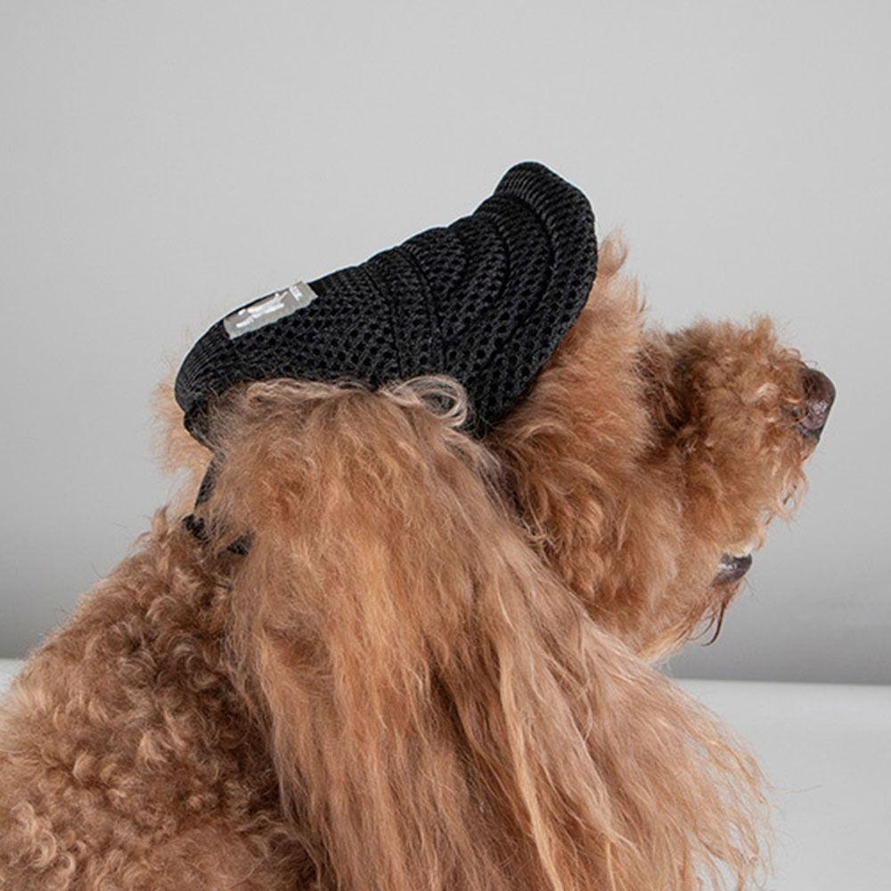 Adjustable Pet Baseball Hat with Ear Holes Dogs Sun Hat Sun Bonnet Dog Cap  for Summer