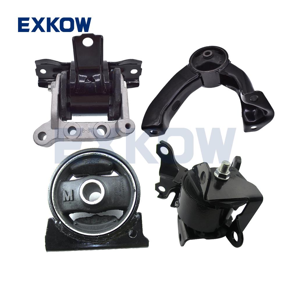 4PC Engine Mounting Bracket Set for Mitsubishi Delica D5 Space Wagon CV2W CV4W CV5W MN101387 MN101441 MN101386 MN101574