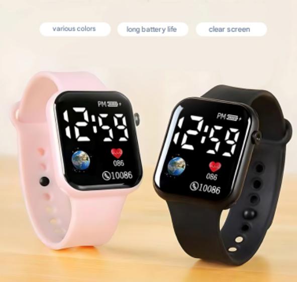 Unisex LED Electronic Wristwatch