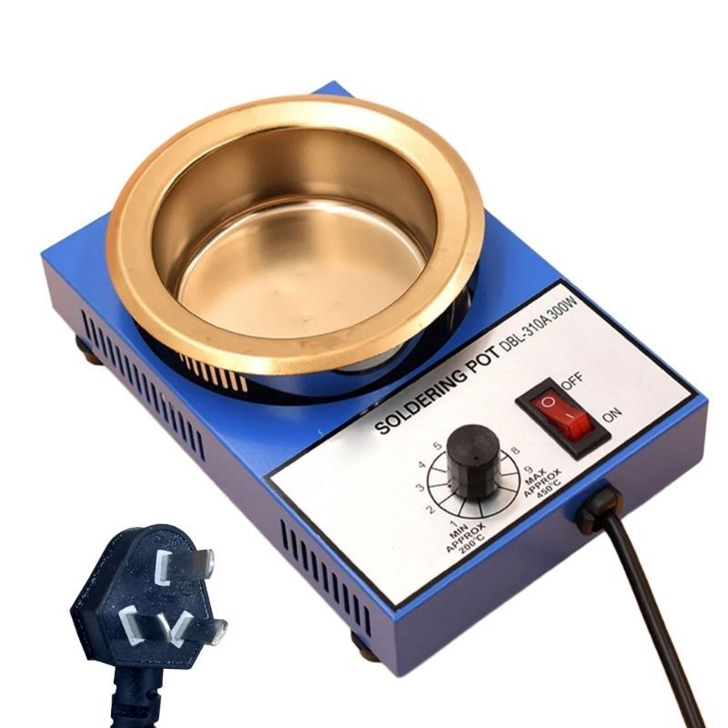 652F High Temperature Resistant 150W Melting Stove Tin Pots Tool for Electronics Safe & Efficient Soldering 200-450℃